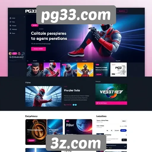 Evolução do design de interface do pg33.com