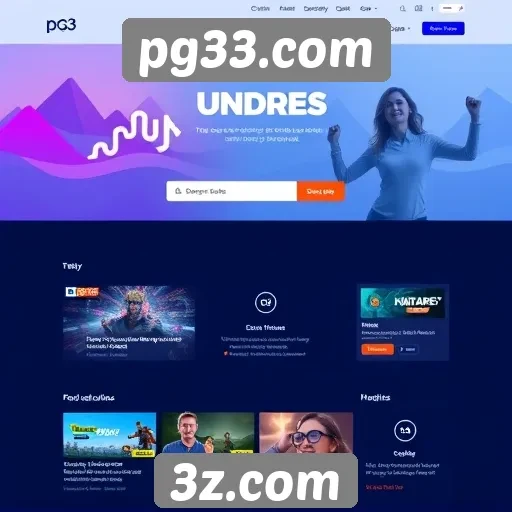 Navegação e usabilidade do site pg33.com em foco